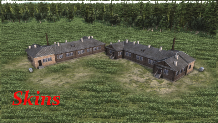 Wooden baths building p.22971 - Skins preview