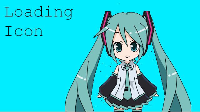 Hatsune Miku Loading Icon preview