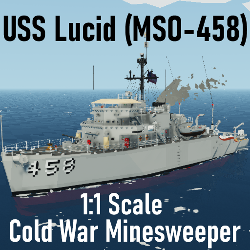 USS Lucid (MSO-458) Agile/Aggressive-Class Cold War Minesweeper Replica