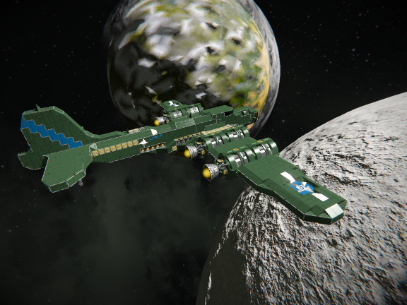 B-17 space bomber