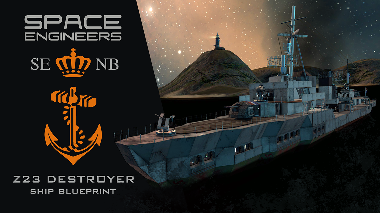 [SENB]02 Purrfect-Blinky's Z23 Destroyer - Naval War Thunder / World of Warships / Azur Lane