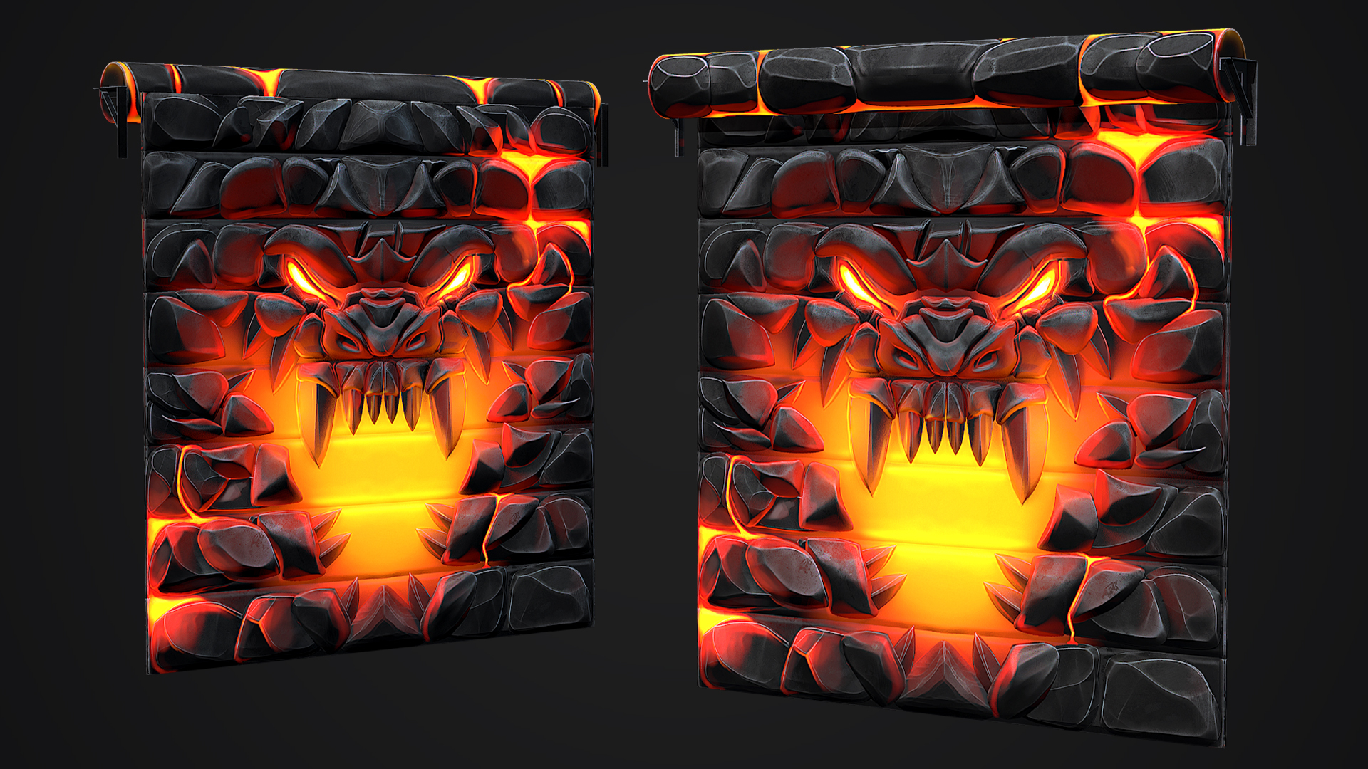 Dragon Horn Garage Door