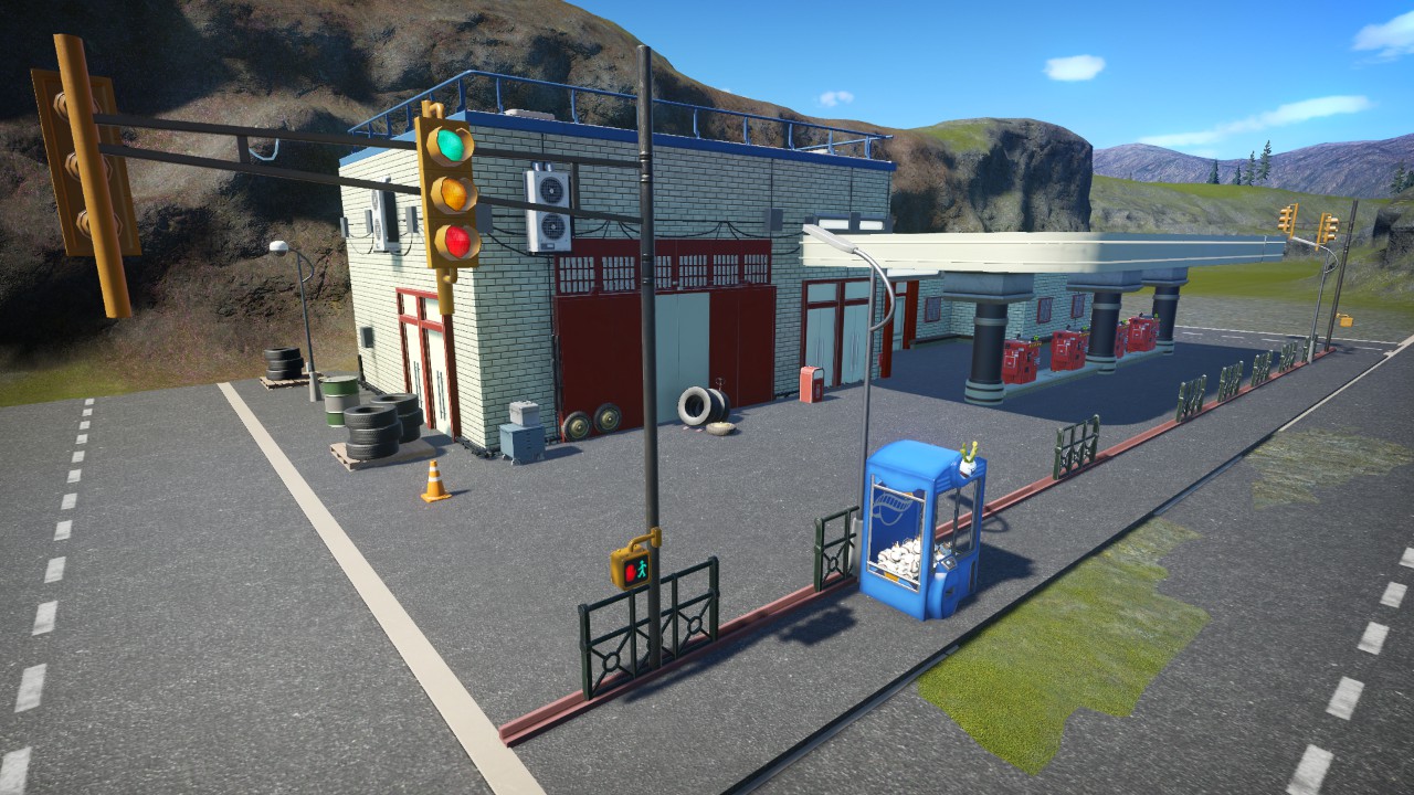 USA  Gas Station
