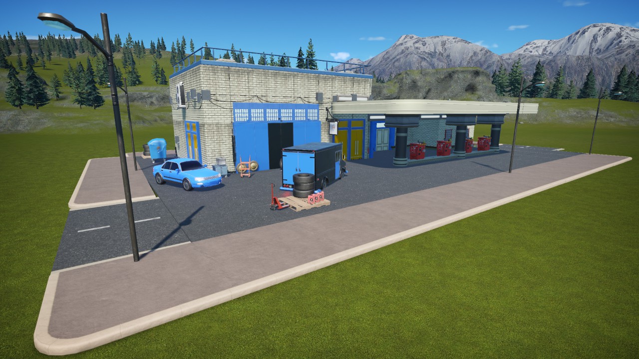 Older Dusty Gas Station 2021