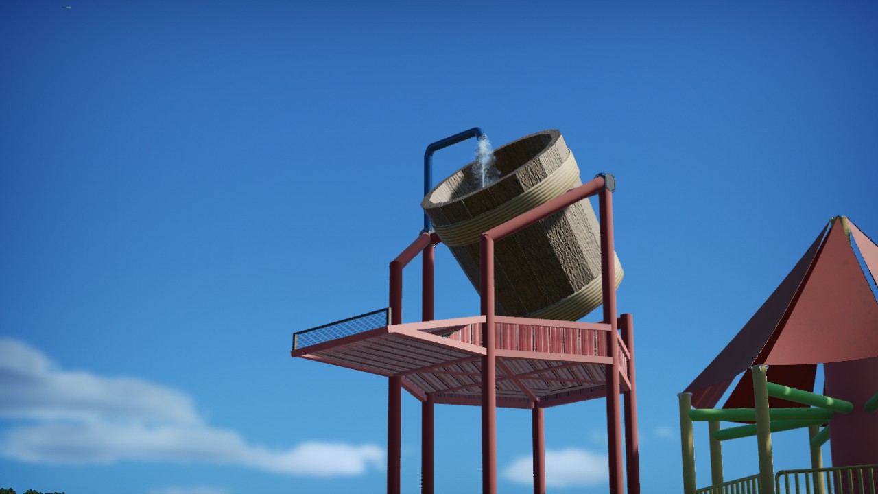Tipping Water Bucket for Water Parks
