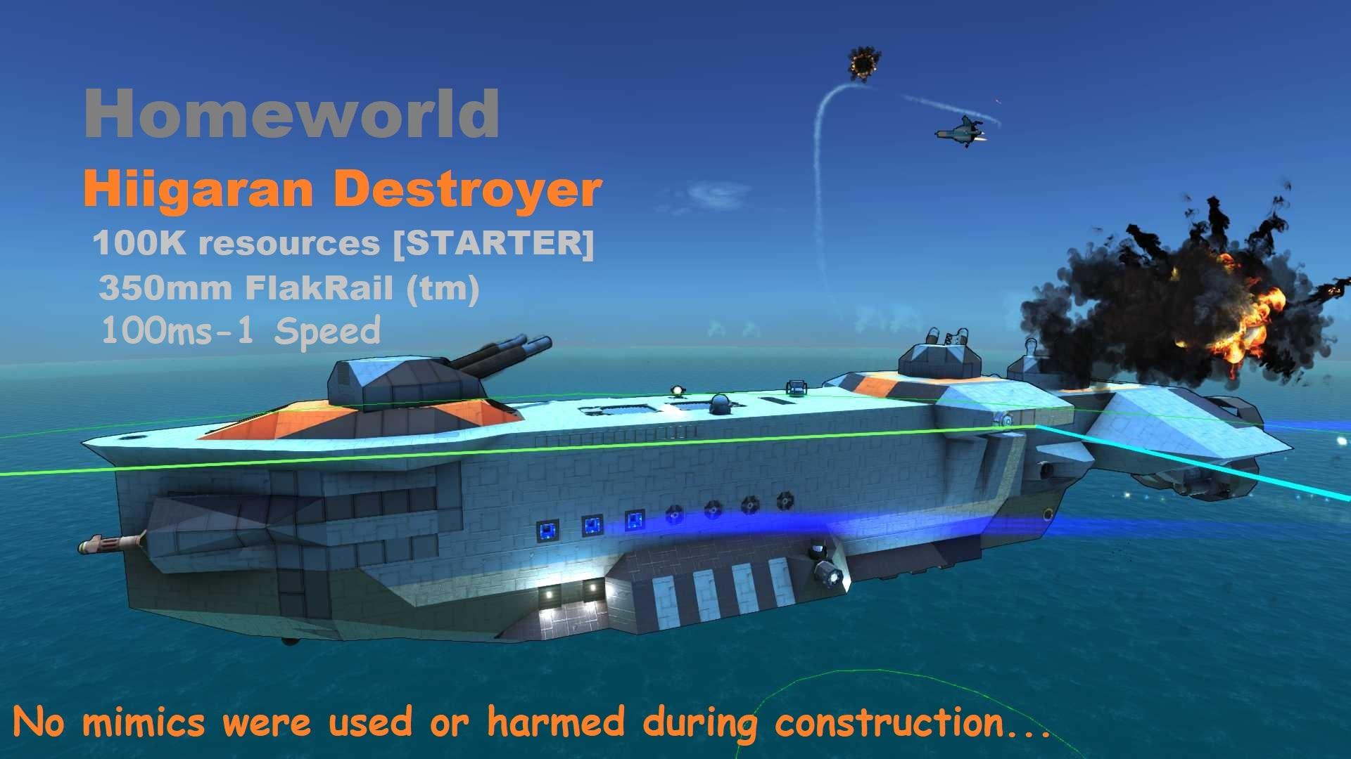 Homeworld Mini Higaran DESTROYER V2