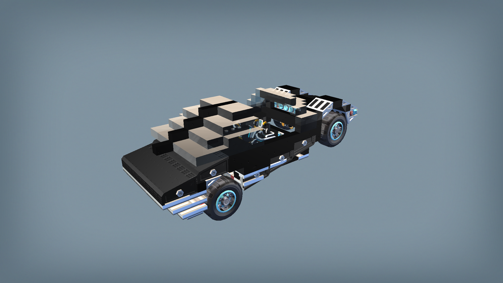 Vanilla cyberpunk car