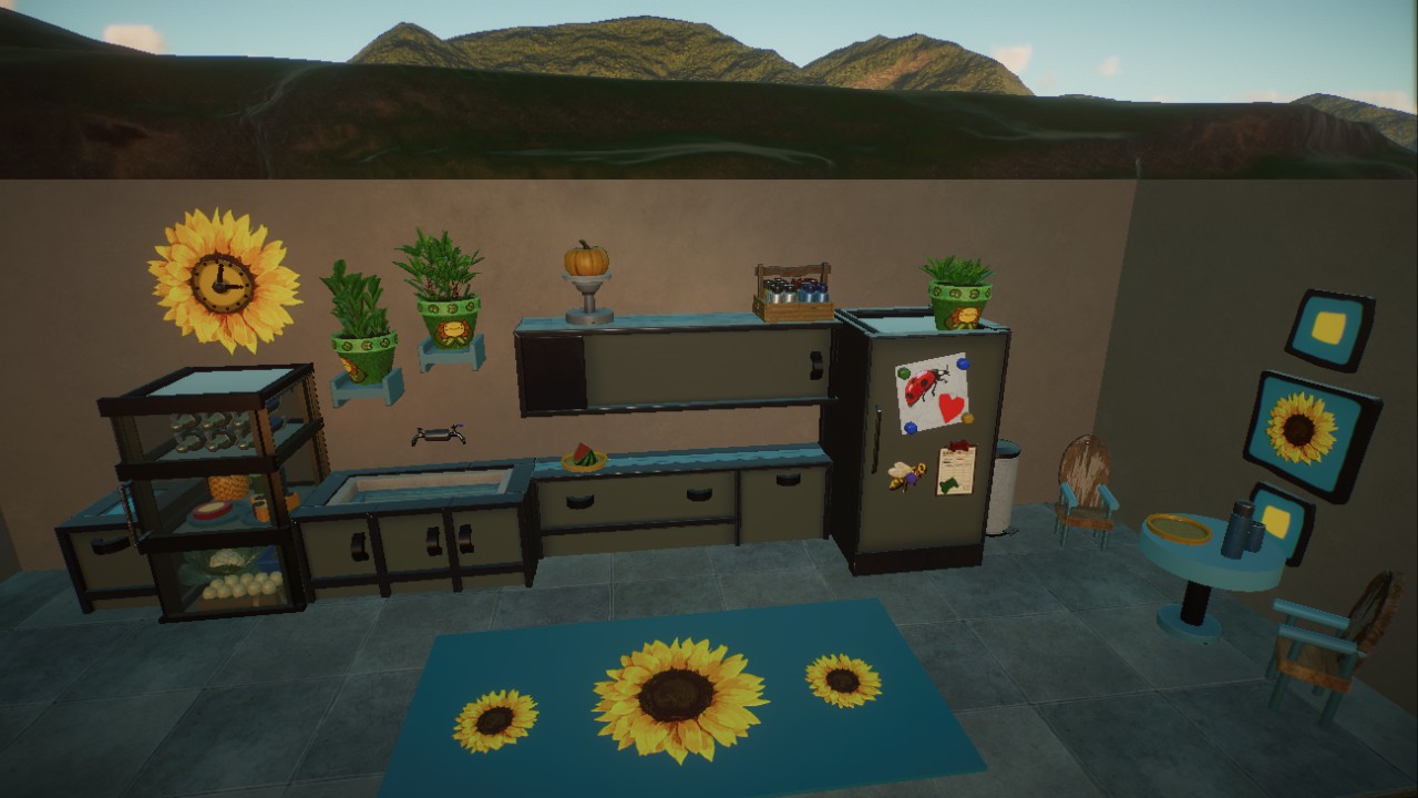 decor, stuff, furniture, kitchen, realistic size, Kücheneinrichtung
