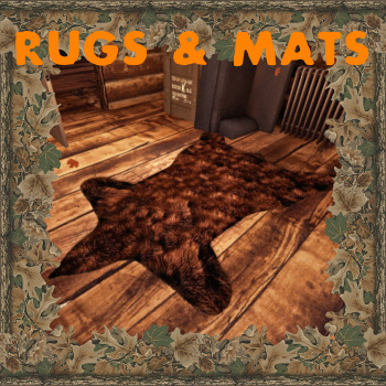 Hunting Adventure: Animal Skin Rugs and Mats
