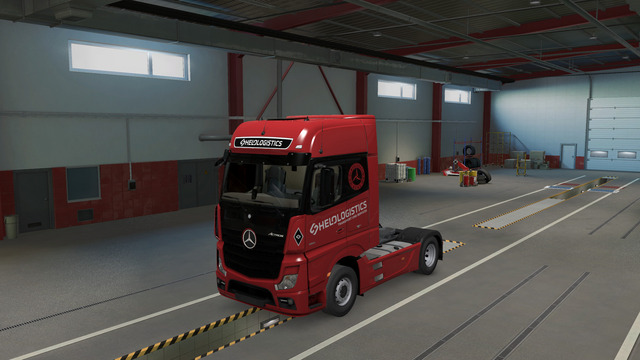 Helo Logistic Actros MP4 + Trailers  Packet