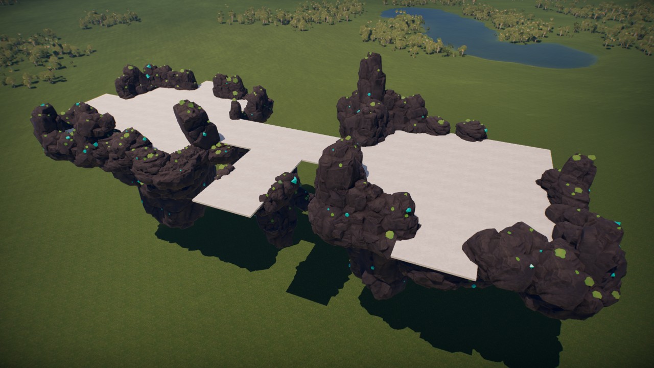 Custom floating island Large