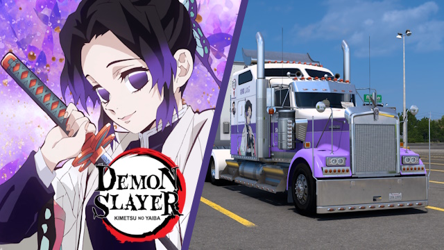 Kenworth W900 Shinobu Kocho - Kimetsu no Yaiba [Combo Skin]