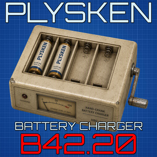 Plysken Battery Charger – Project Zomboid Mod