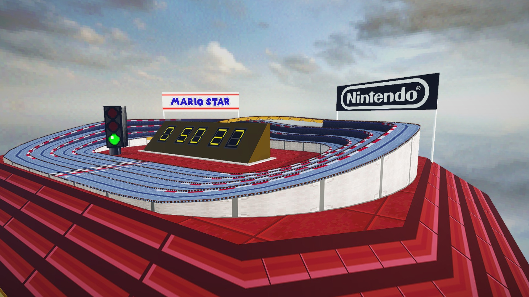 Mario Party 1' Stock Car Derby Track 1 preview