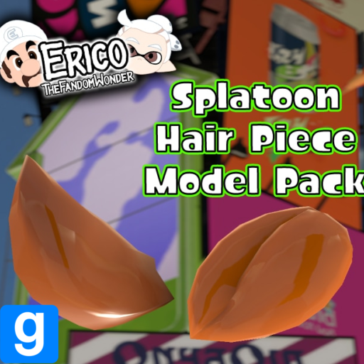 [Splatoon] EricoTheFandomWonder's Splatoon Hair Piece Pack