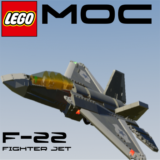 LEGO® F-22 Raptor MOC