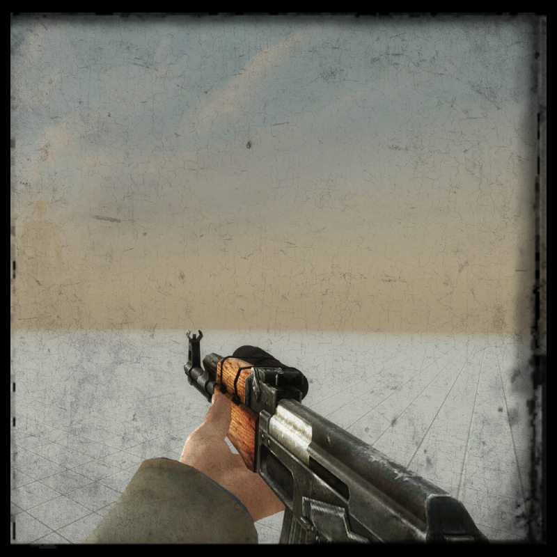 CS:S AK-47 on edited L4D1 animations preview