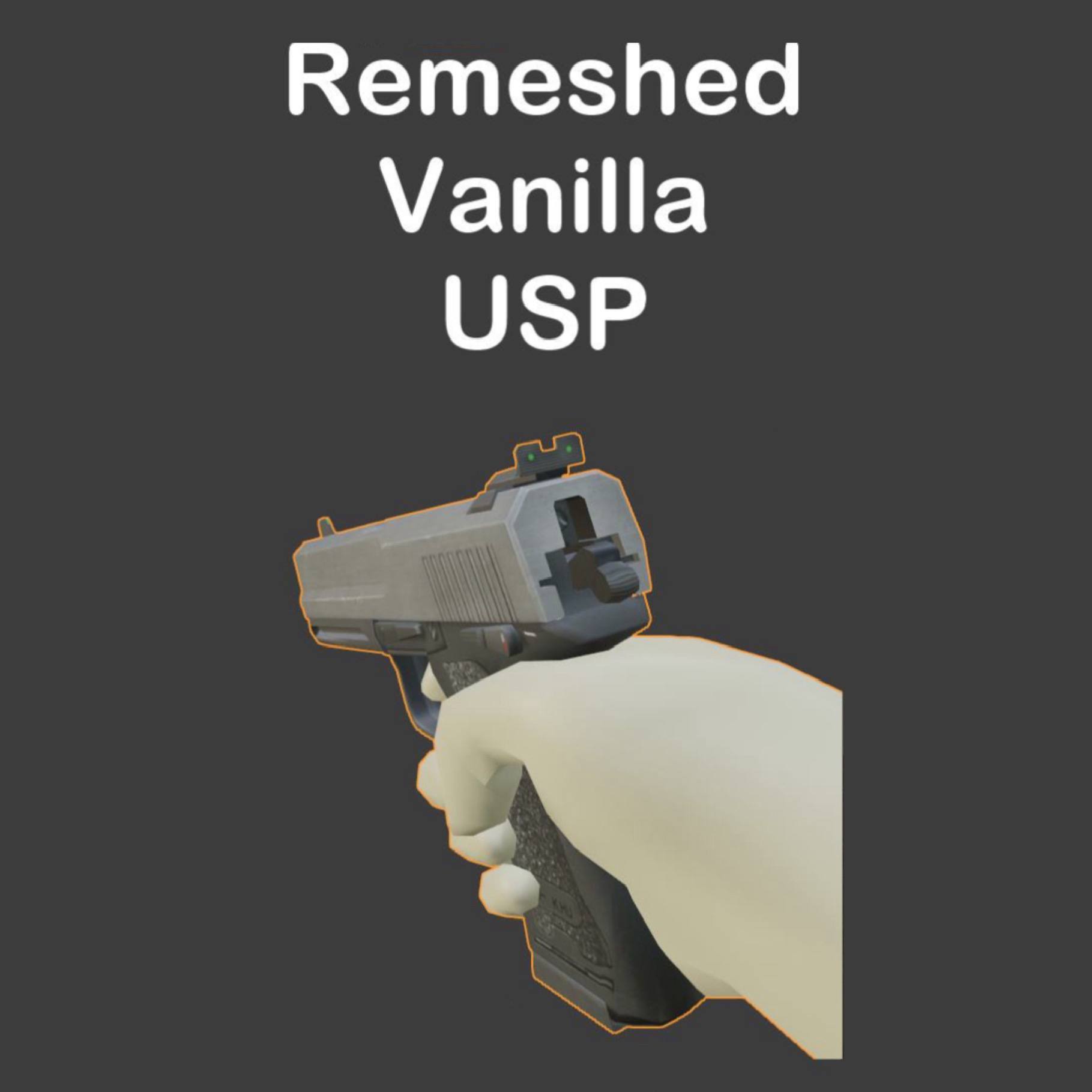 Remeshed Vanilla Pistol