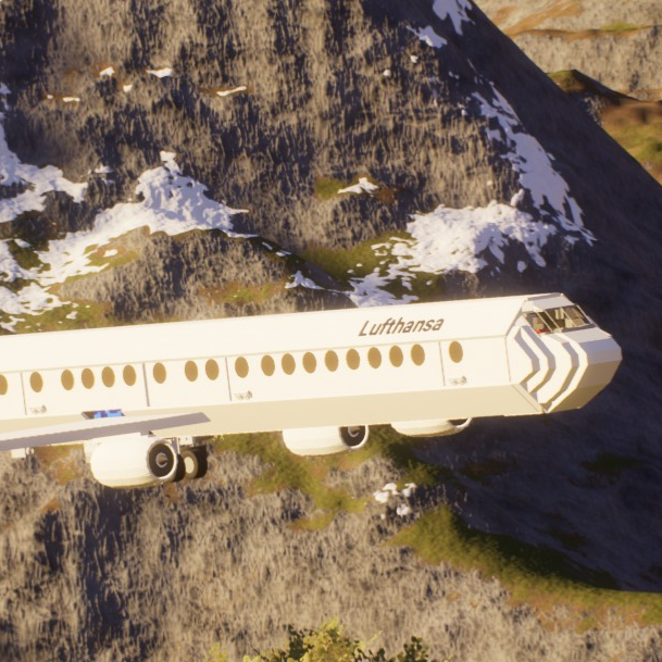Softbody AIR LINER Airbus A340-600 Lufthansa