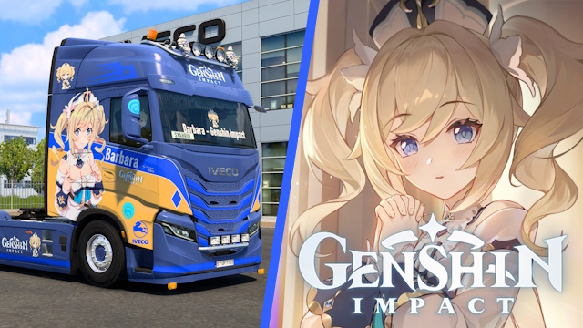 Iveco S-Way Barbara - Genshin Impact Skin