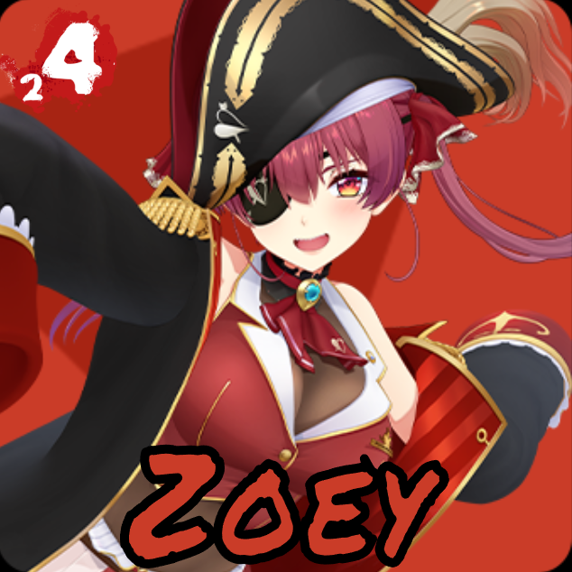 Houshou Marine as Zoey