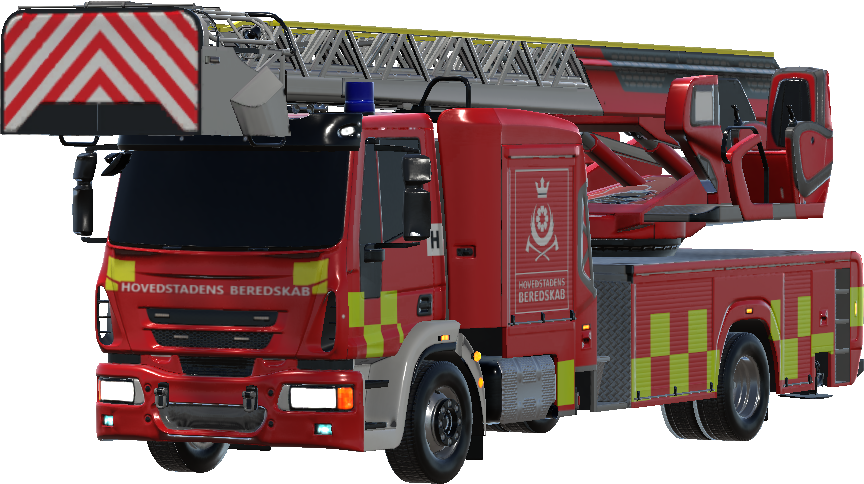 Danish/Dansk Ladder truck "Hovedbrandstationens stigebil"