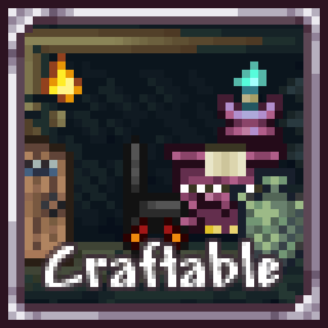 Craftable Dungeon & Obsidian Furniture – tModLoader Mod