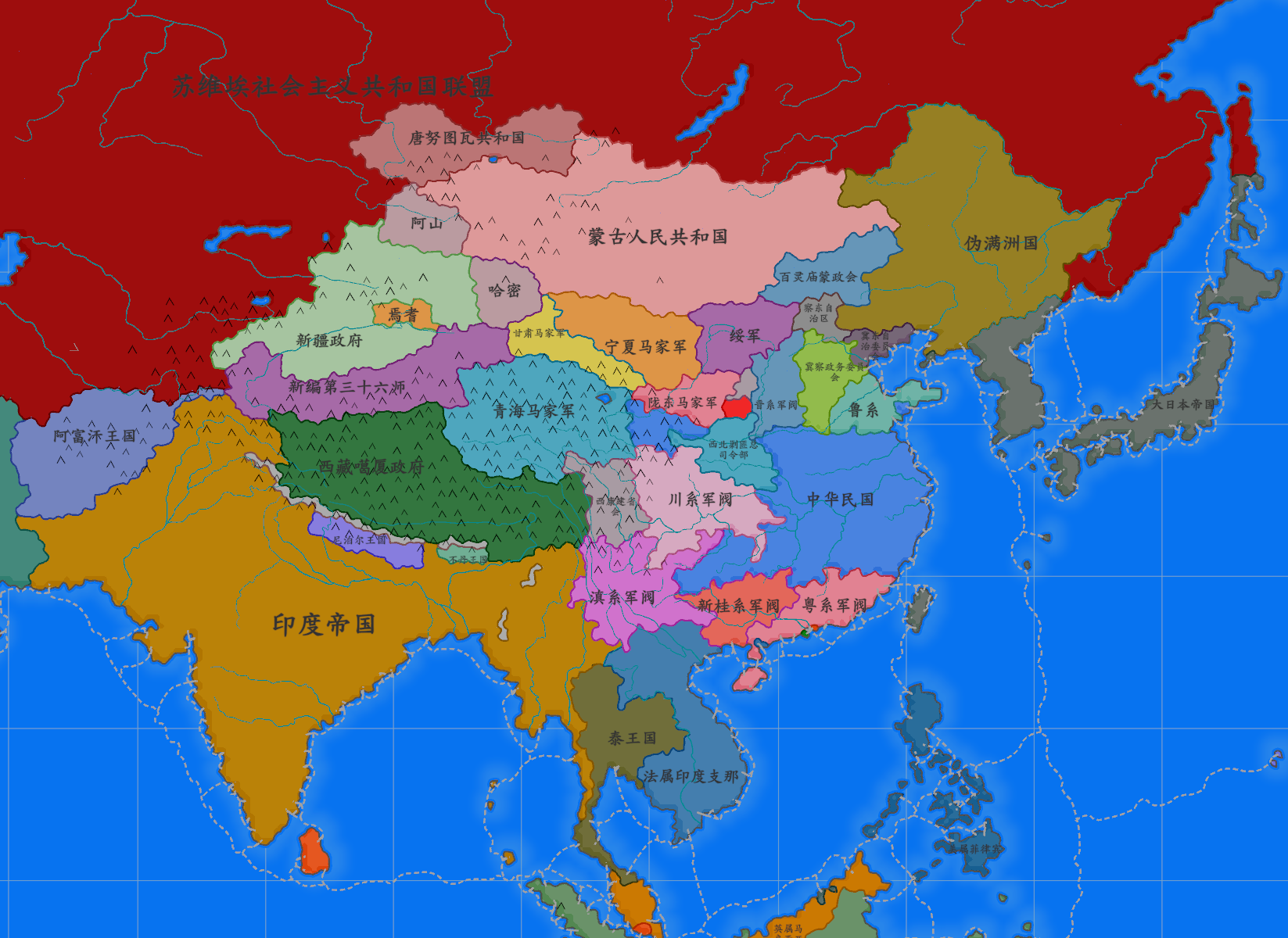 【二战】1936 欧亚非（改良版）