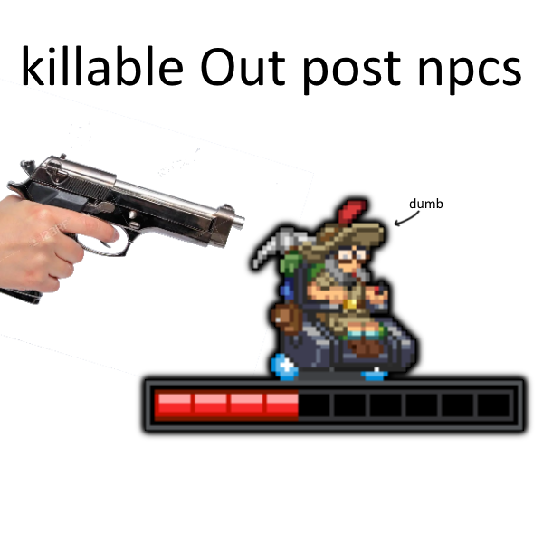 Killable Outpost NPCs