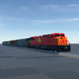 Vec Coast-Bricktonna Eastern SD70M + SDP40F Graveyard Train