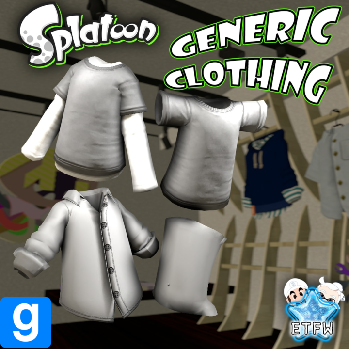 [Splatoon Customs] Generic Clothing Gear Pack
