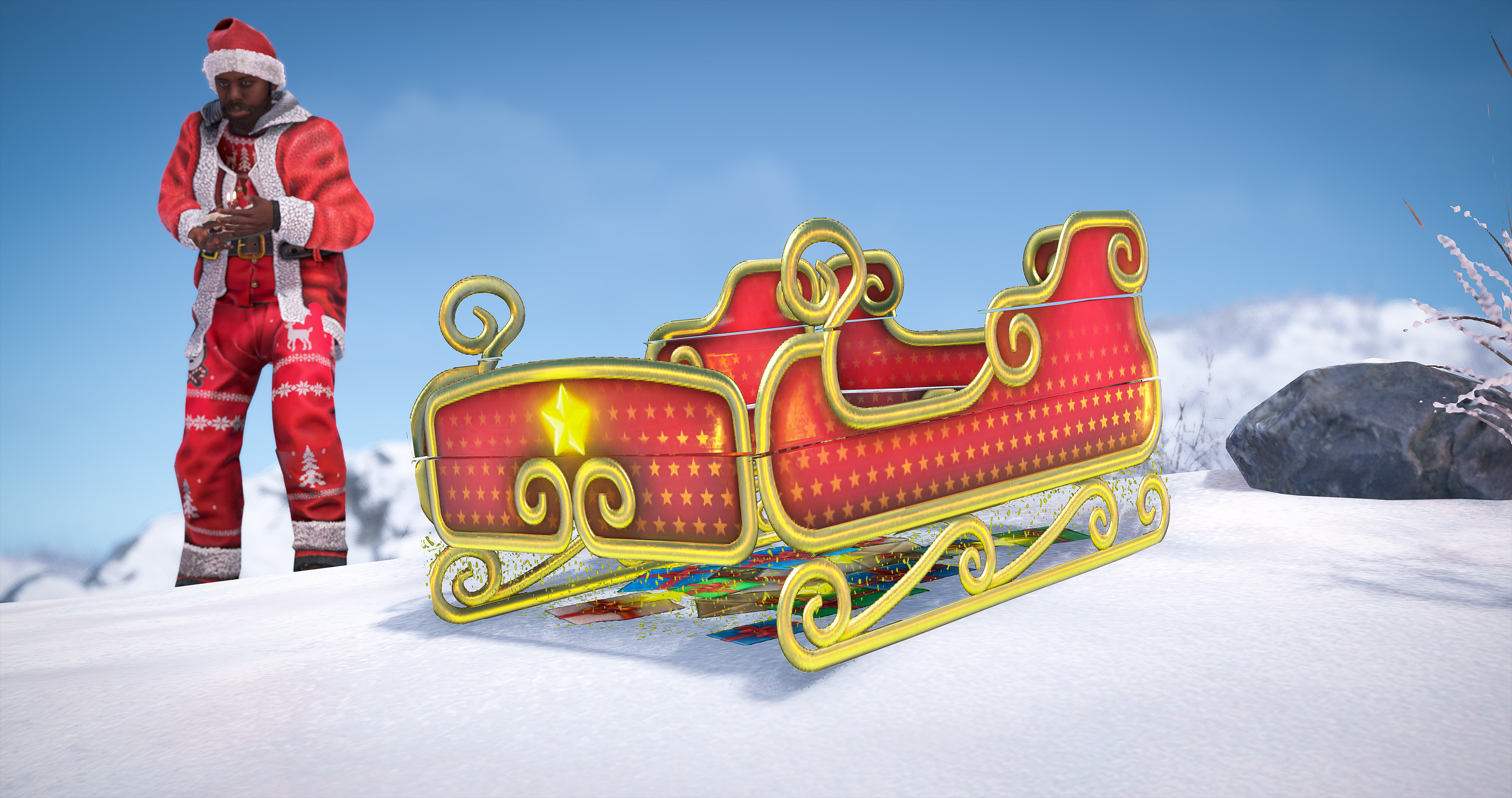 Starry Santa Sleigh screenshot 1