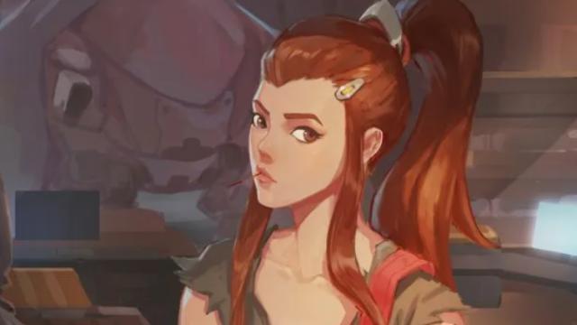 R-18 Brigitte (Overwatch) animated sexy pipe bomb