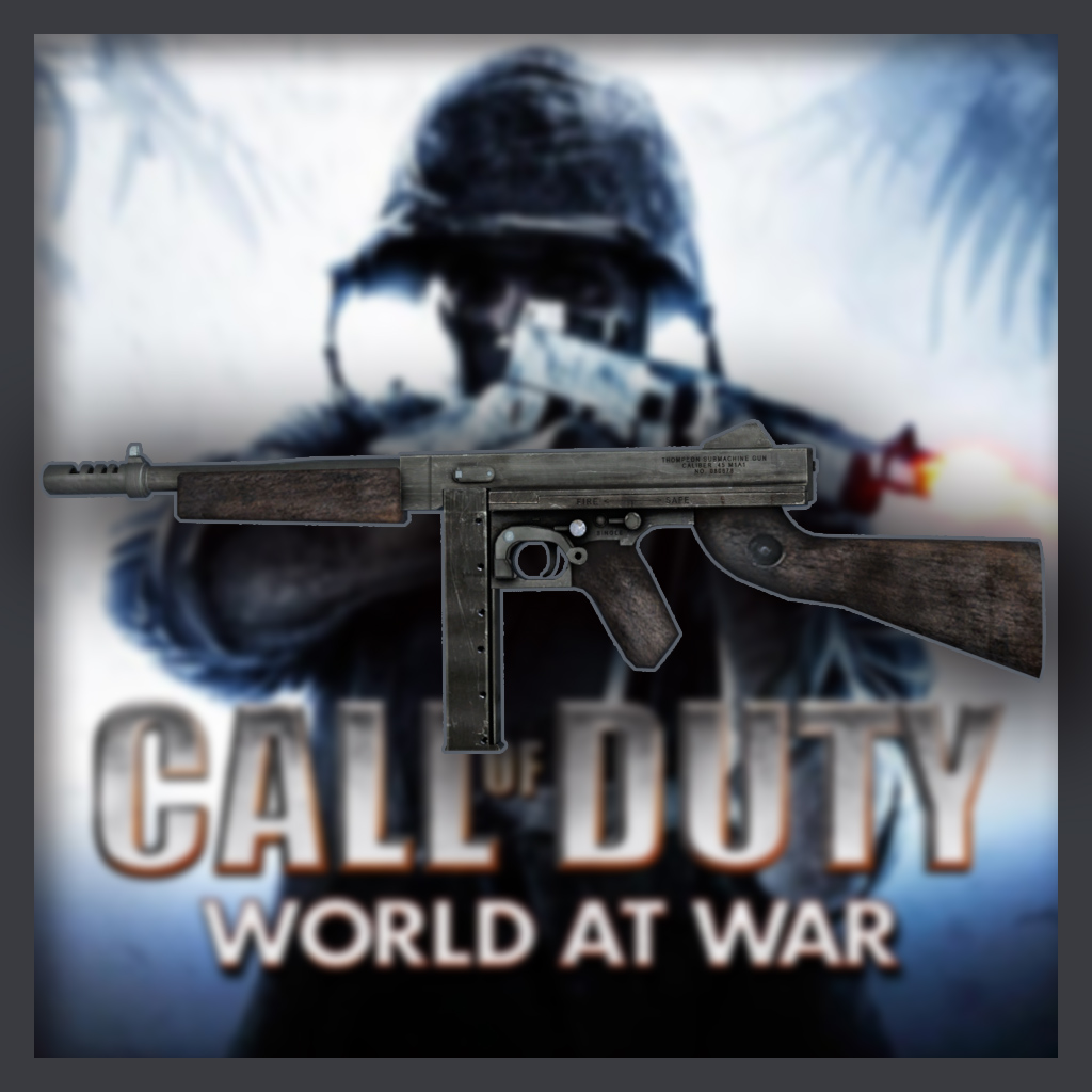  使命召唤5(cod waw) 汤姆逊冲锋枪替换mac10
