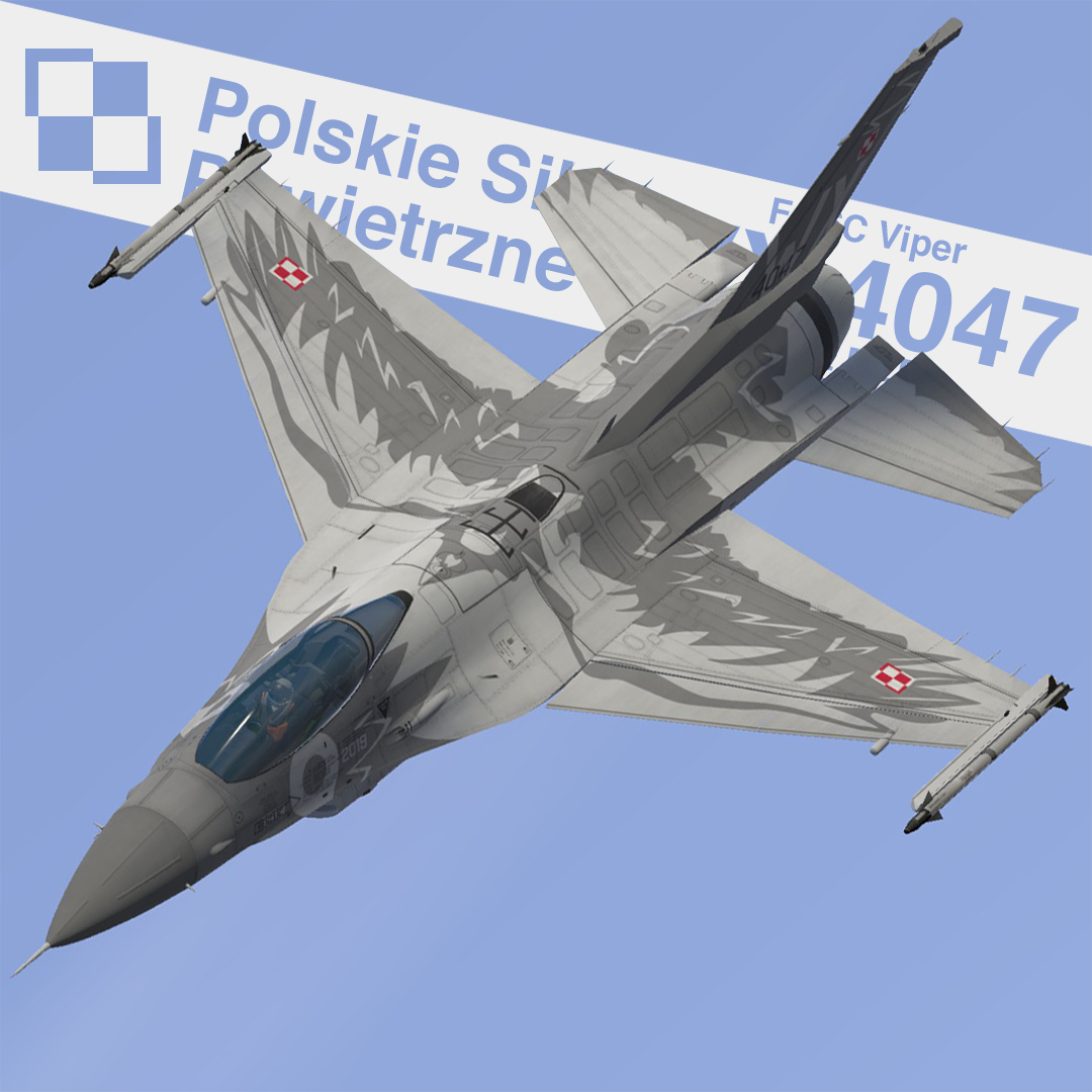Polish Airforce F-16C "Raven"