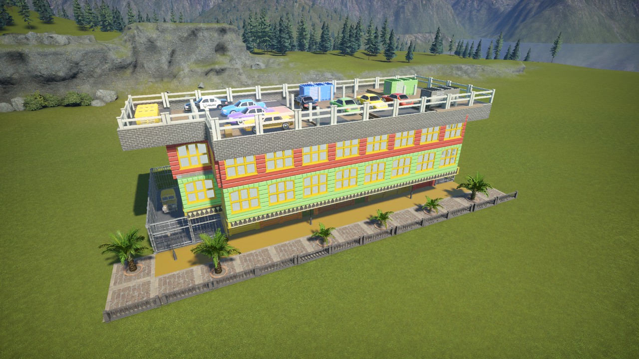 Car  Park Shopping  Building