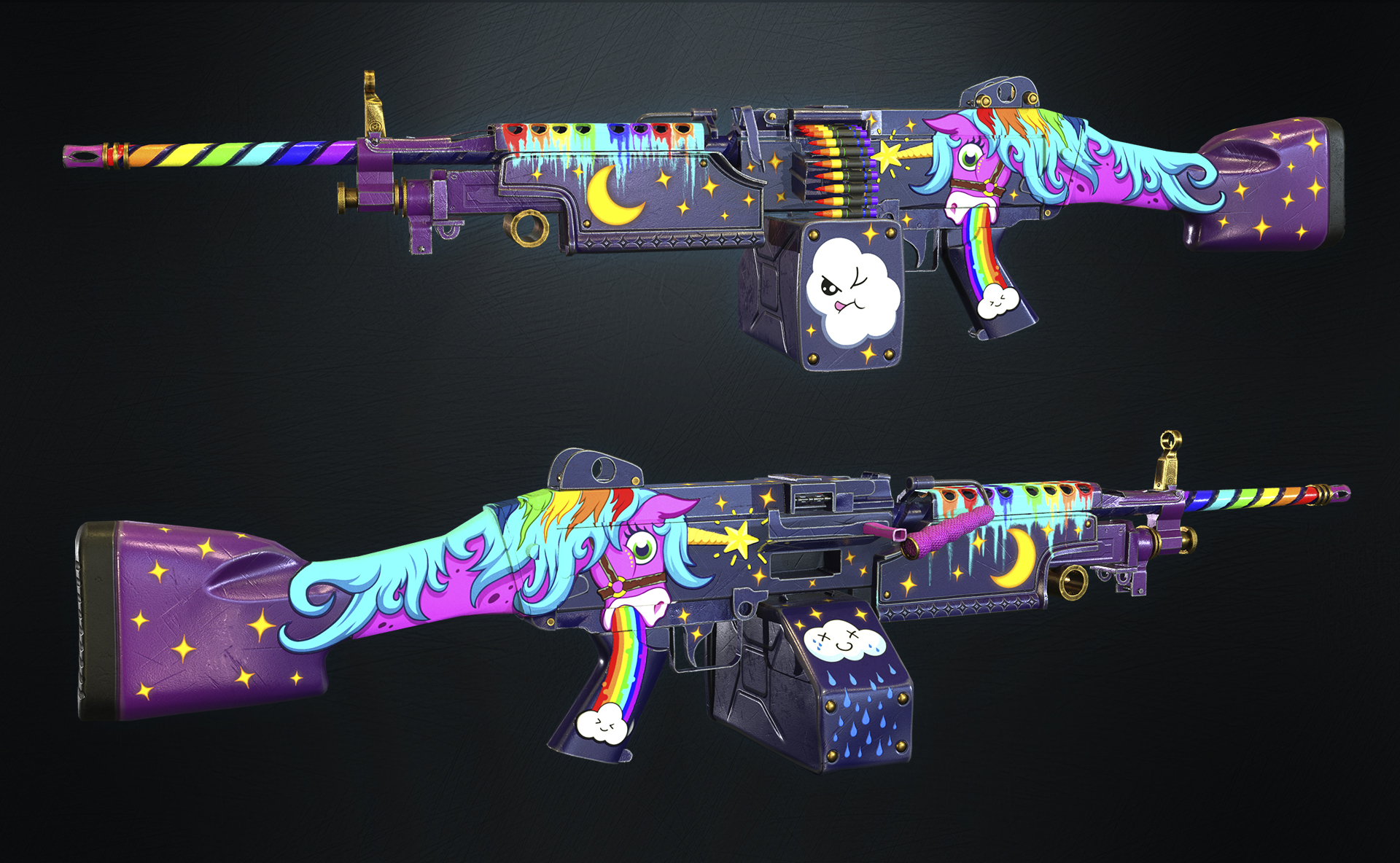 Rainbow Pony M249