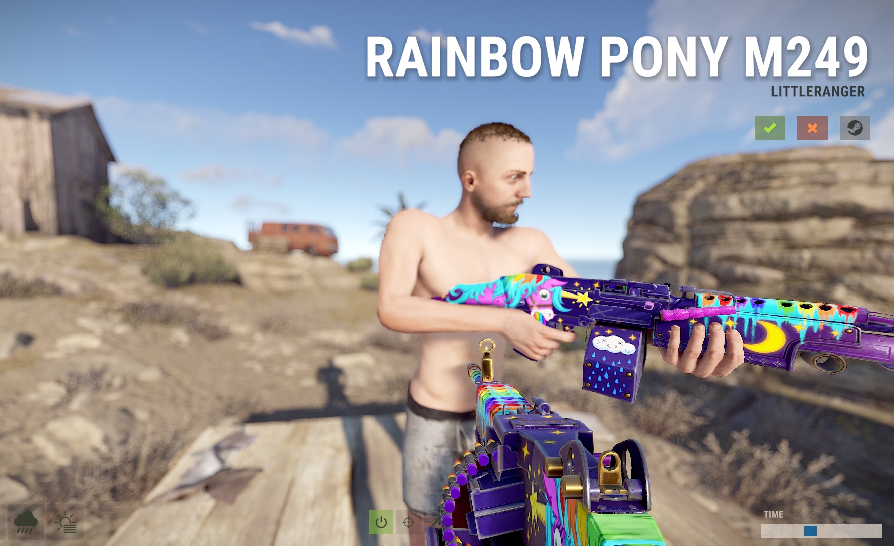 Rainbow Pony M249