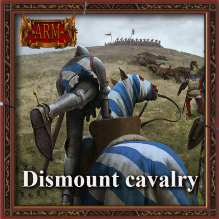 ARM dismount cavalry.
