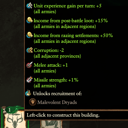 Old wood elf outpost army stat scaler