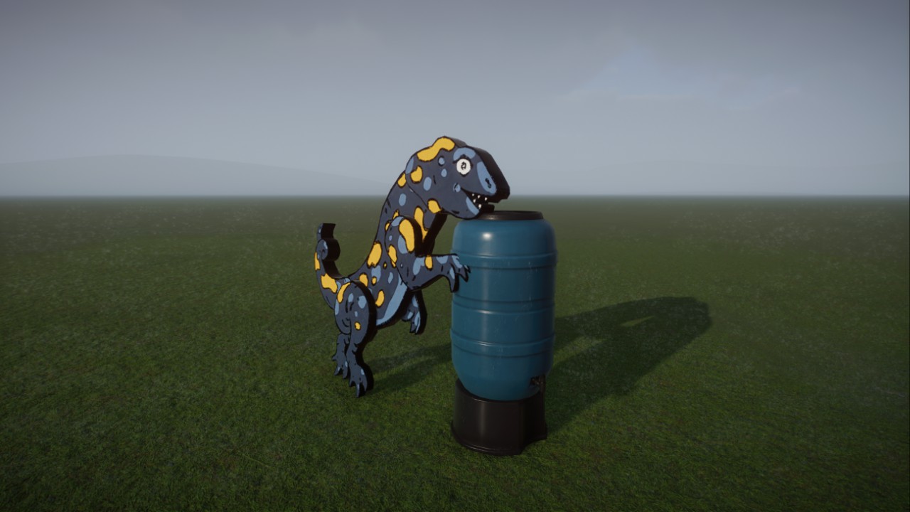 Salamander donation box