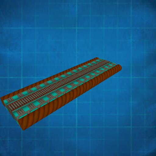 Rail Line XV: Cyan/Aqua I