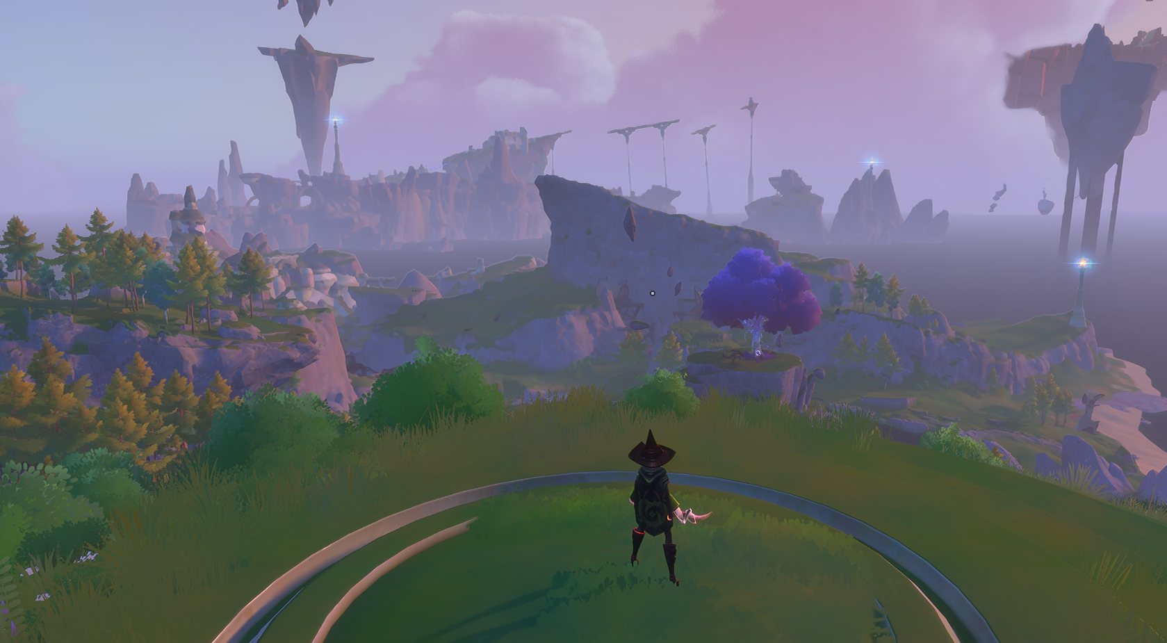 Pick a base spot and start building