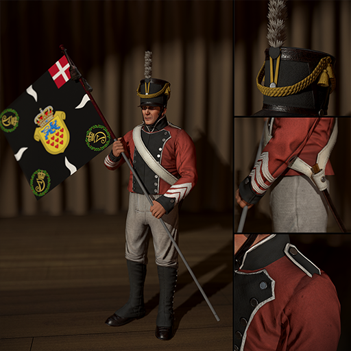 5.KG | Queen’s Life Regiment | Flag Bearer