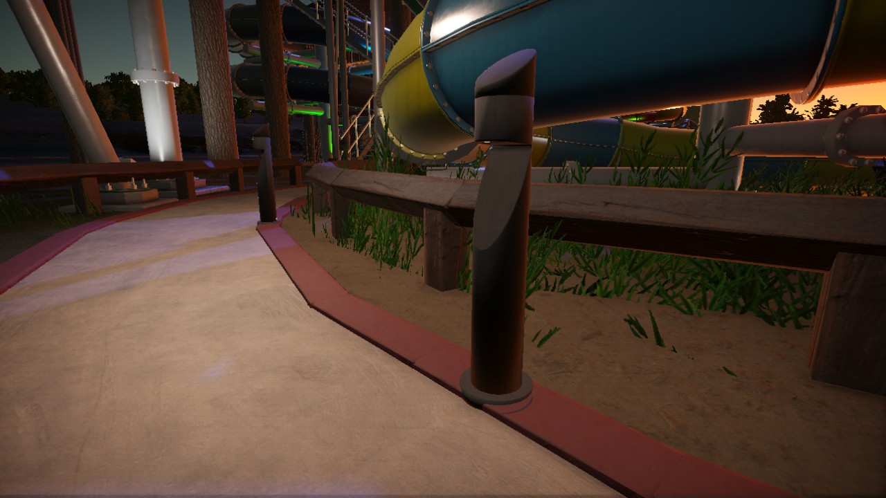 Curi Outdoor Angled Bollard Light