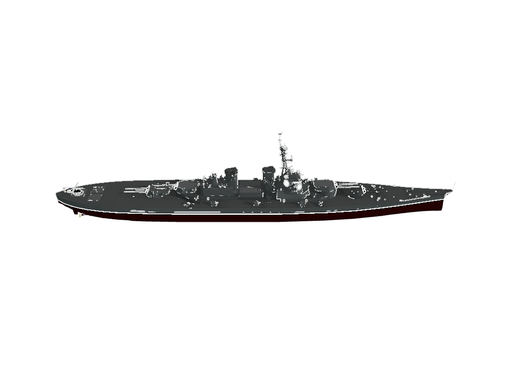 USS BB68 Ohio modern