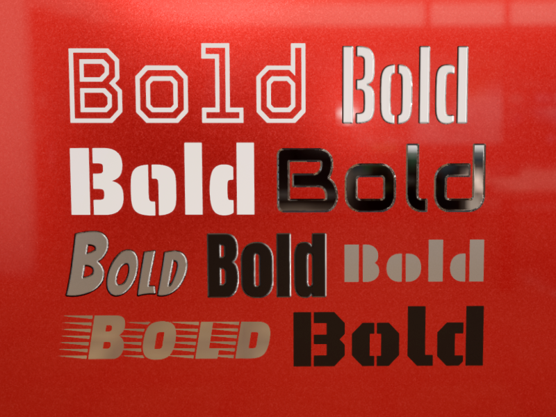Text Pack: Bold