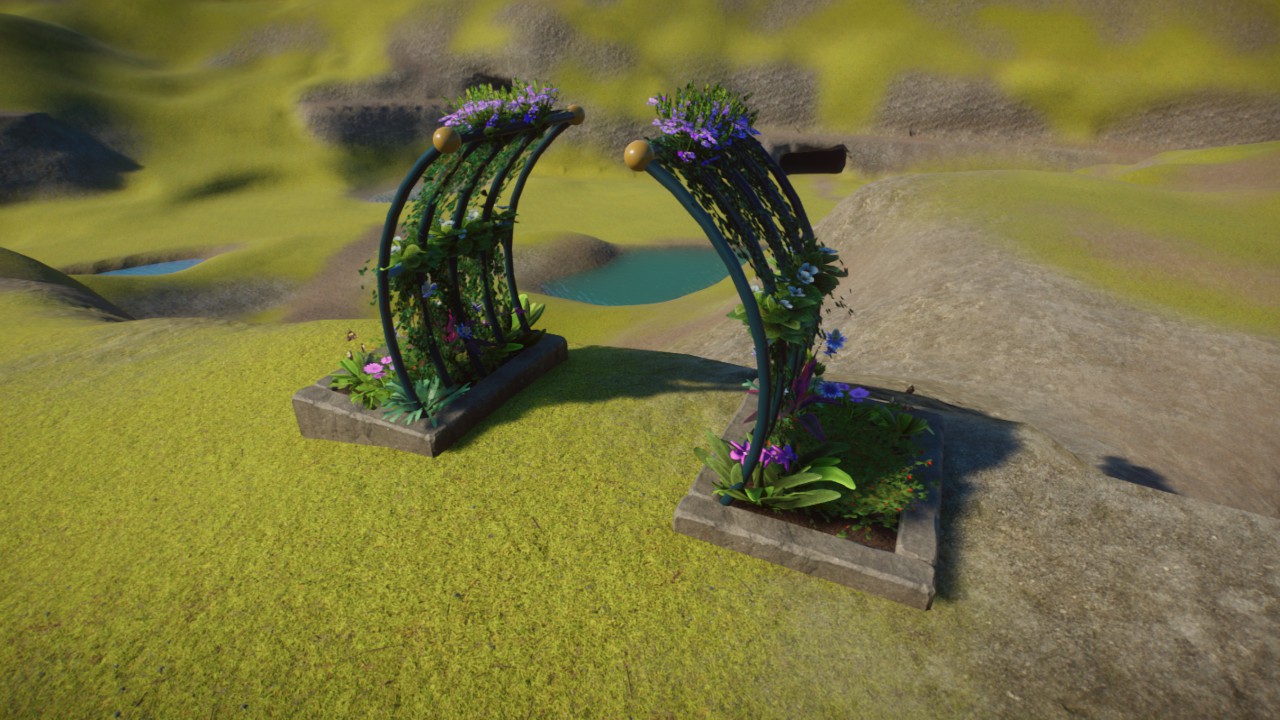 Nature shade for benches