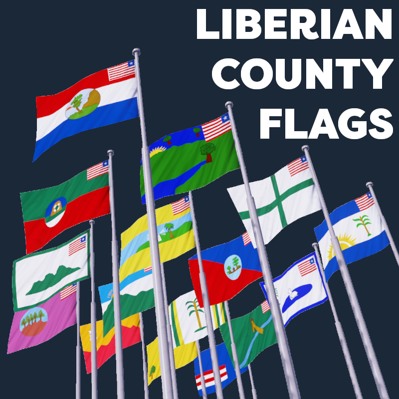 Liberia's county flags preview