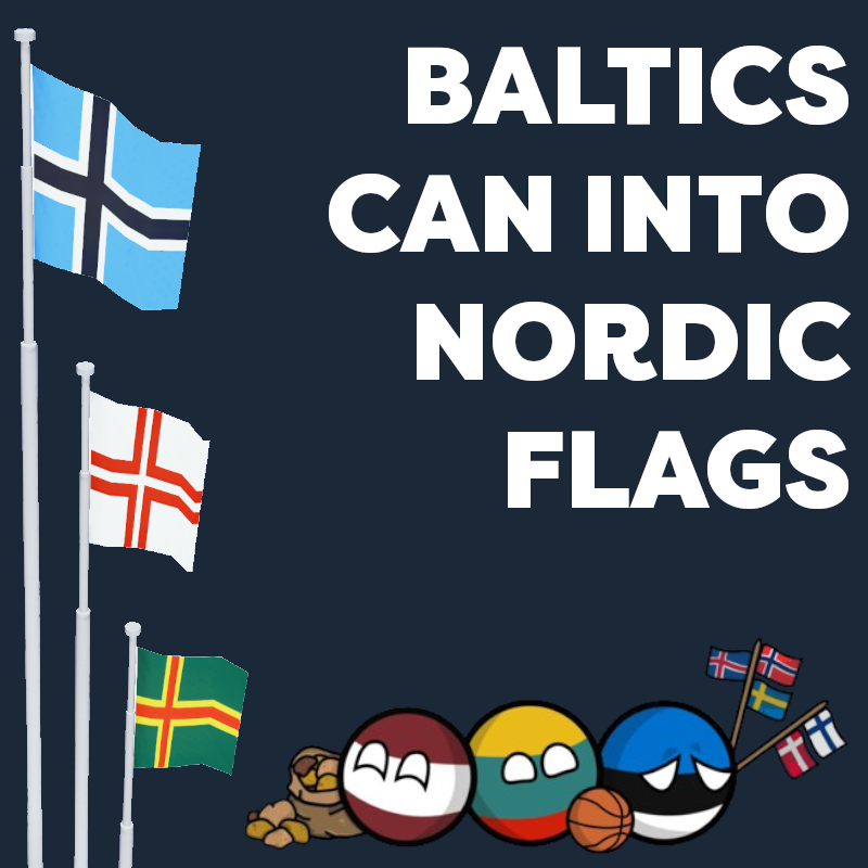 Baltic nordic cross flags preview